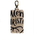Christmas Key Wallet Holder Case Key Pouch ID Card Wallet with 6 Hooks