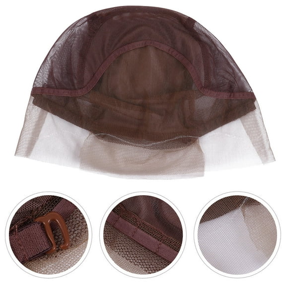 LOLIPPYY Lace Concealer for Wigs Brown Mesh Hair Net for Hair Styling 1Pack