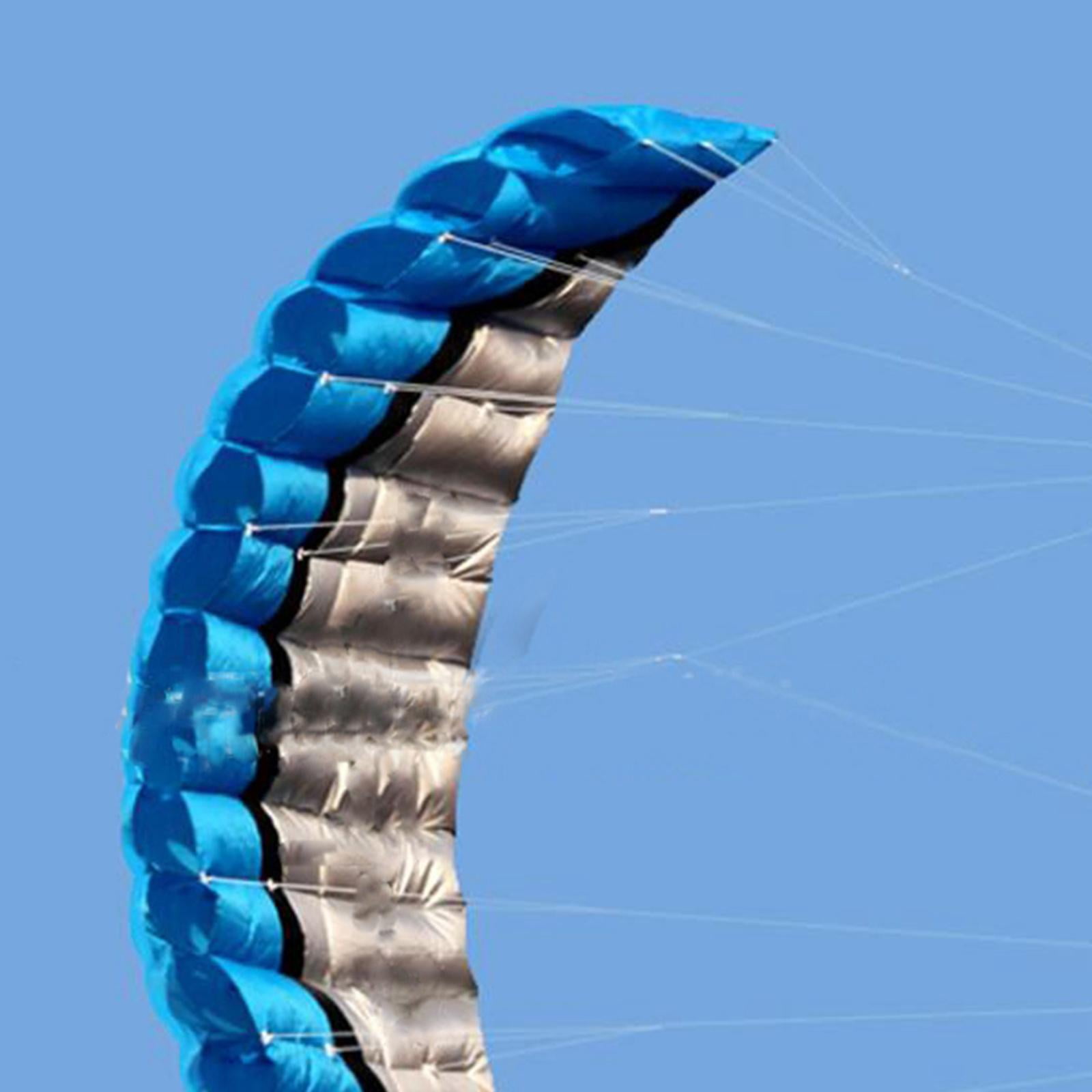 DimyFew 2.5 Line Kite, Seaside Beach Surfboard Flying Sport Parachute urfing Trainer Fly Blue