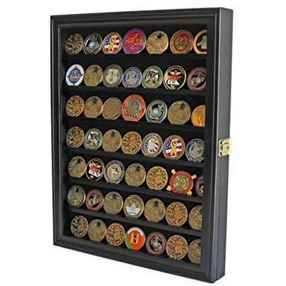 SamyoHome 7-Tier Military Challenge Coins Holder Shadow Box with 2 ...