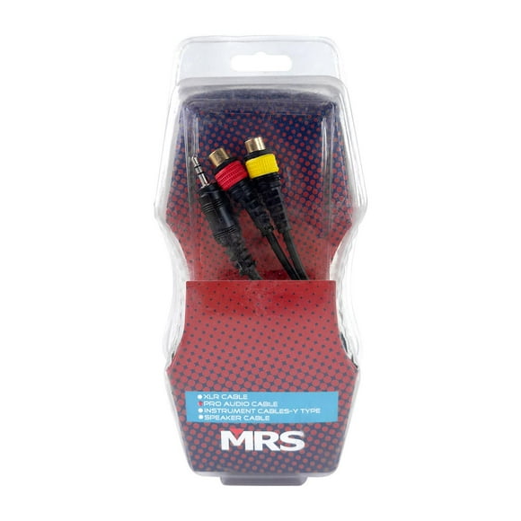 MORRISON Cable de audio RCA/JACK de 3m MRS-AU030-3M MORRISON negro 30x30x30