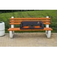 thumbnail image 6 of Heated Stadium Seat with Back Support, Oversized Bleacher Seats, Stadium Chairs with Back and Cushion, Floor Chair, Ultralight, Foldable, Thick Padding (2-Pack Heated), 6 of 6