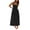 Black, variant on Efsteb Women Summer Sleeveless Tank Maxi Dress Sundress Solid Color Casual Flowy Wedding Guest Cocktail Beach Vacation Dresses (Black,L)