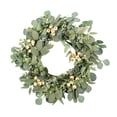 thumbnail image 4 of Eucalyptus Wreaths, Front Door 22'' Large Green Leaves Wreath for Spring , Outdoor Greenery Floral Wreath Wall Hanging, 4 of 8