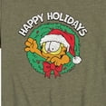 thumbnail image 3 of Garfield - Happy Holidays Wreath - Toddler And Youth Short Sleeve Graphic T-Shirt, 3 of 5