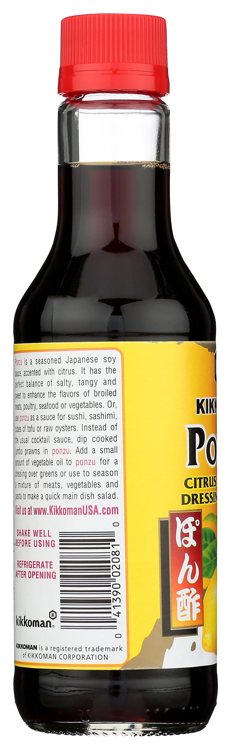 Pack of 6, Kikkoman Ponzu Citrus Seasoned Dressing & Sauce, 10 oz