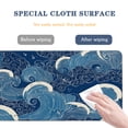 thumbnail image 7 of Brecoy Ukiyo-e Extended Large Gaming Mouse Pad, 31.5" x 11.8" Desk Mat with Stitched Edges, Waterproof Non-Slip Rubber Base, Desk Protection for Home Office & Gaming, 7 of 7