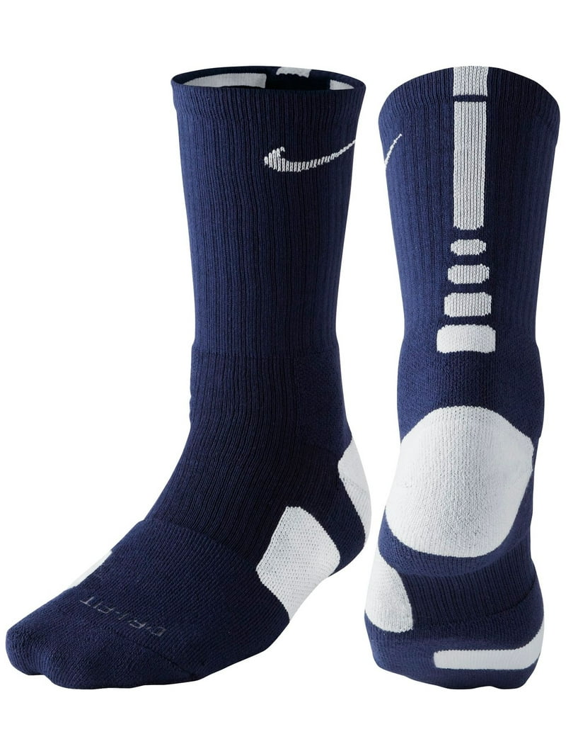 capital Fácil Subir nike dri-fit elite 1.0 crew basketball socks (navy, xl) - Walmart.com