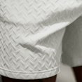 thumbnail image 7 of Men's Herringbone Textured Shorts with Drawstring Waist and Pockets Summer Causal Shorts, XL, 7 of 7