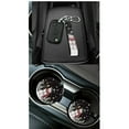 thumbnail image 5 of Garronmavis 15pcs Automobile Interior Sets Christmas Winter Snowman Front Rear Car Seat Covers Steering Wheel Cover Shoulder Protector Cover Coasters Keychain Rearview Mirror Cover Trash Can, 5 of 7