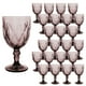 thumbnail image 1 of Juego 24 Copas de Vidrio Cristal para Champaña Vino Agua  Color Purpura, 1 of 5