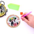 thumbnail image 2 of Cuadros Decorativos Juego de posavasos con pintura de diamantes, posavasos de cristal para bebidas, adorno DIY (AA1534) Wdftyju  embutido en tela, 2 of 6