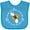 Turquoise, variant on Inktastic Bee Cute Kids Honeybee Girls Baby Bib