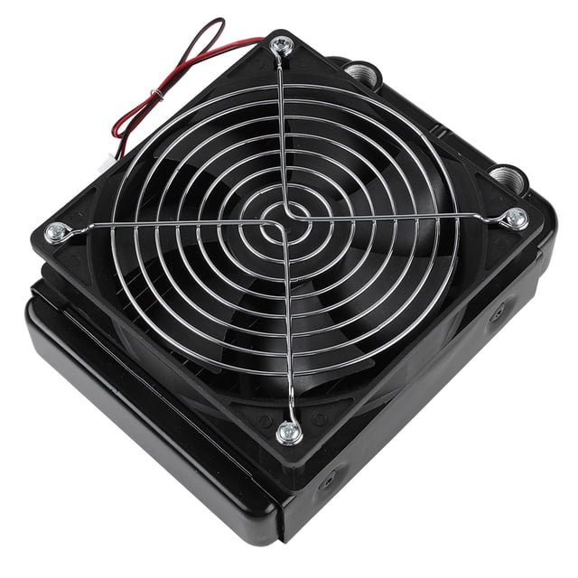 Ventilador del radiador de la CPU, Radiador de refrigeración por agua de la CPU Ventilador de la computadora Radiador de refrigeración por agua Eficiencia maximizada