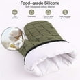 thumbnail image 3 of 1Pair Silicone Oven Mitts Gloves With 2 Saucepans Hot Pads Heat-resistant Kitchen Safety Protective Insulation Pad, for Cooking,Baking,Grilling,Barbecue, 3 of 10