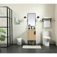 thumbnail image 6 of Elegant Decor Eugene 18" Aluminum MDF Single Bathroom Vanity in Mango Wood, 6 of 8