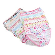 EDTara 12 Pack Children Girls Panties Cotton Briefs Underwear (Little Girls & Big Girls)