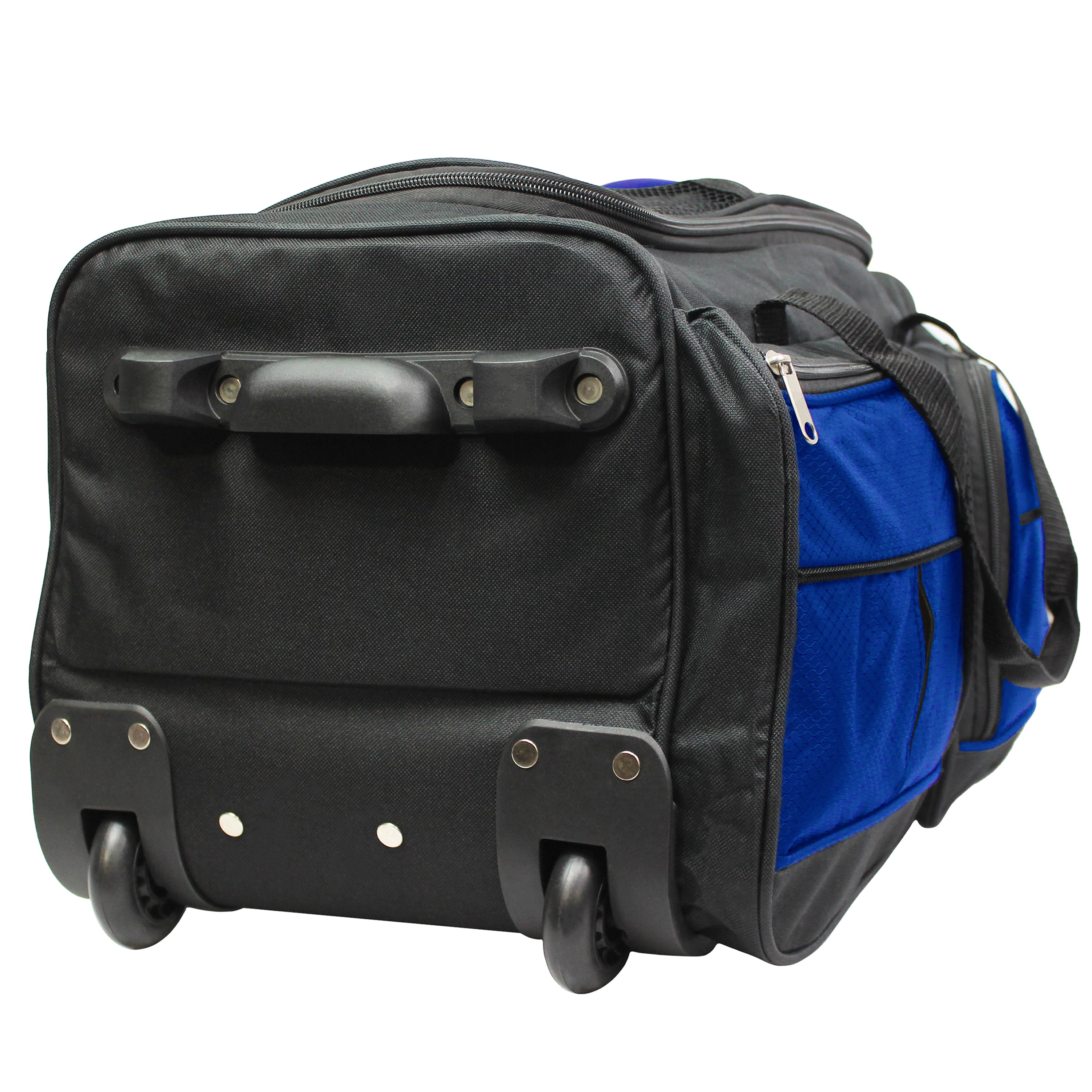 Dejuno 20-inch Carry-On Rolling Duffle Bag - Blue
