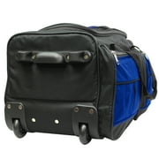 Dejuno 20-inch Carry-On Rolling Duffle Bag - Blue