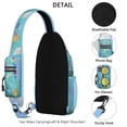 thumbnail image 3 of Crossbody Sling Backpack for Women Men Ocean Cute Shark Shoulder Sling Crossbody Casual Chest Bag for Travel Sports Running Hiking, 3 of 5