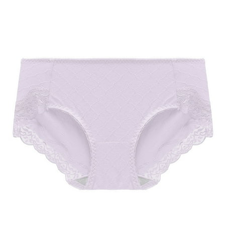 

YXGla Women Sexy Lace Soft Breathable Stretchy Cotton Solid Color Underwear Briefs