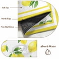 thumbnail image 6 of Round Rug 4Ft Washable Non-Slip, Yellow Lemon Circle Area Rugs for Living Room Bedroom, Summer Watercolor Fruits Leaf Indoor Floor Mats Carpet Runner for Home Decor Aesthetic, 6 of 8