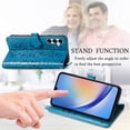 thumbnail image 5 of CCSmall for Samsung Galaxy S24 Wallet Case with Card Holder for Women, Cute Cat Dog Cartoon Style PU Leather Flip Phone Cover Case with Kickstand for Samsung S24 MG Blue, 5 of 8