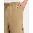 thumbnail image 2 of No Boundaries Baggy Fit Wide Leg Cargo Pants, Men's Sizes XS-5XL, 2 of 5