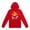 Bright Anger Red, variant on Inside Out Men's Jersey Hooded Long Sleeve Tee Anxiety Orange