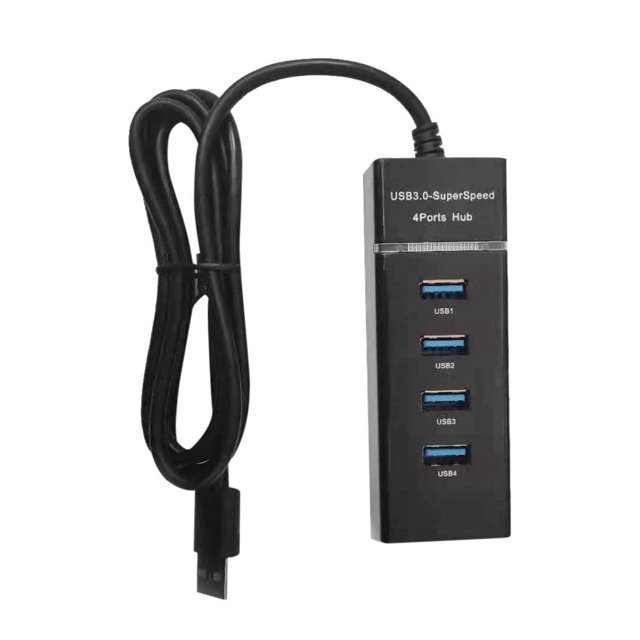Hub USB Estación de acoplamiento universal Accesorio Plug-and-Play (4 puertos-120 cm) PC Hugtrwg Para estrenar