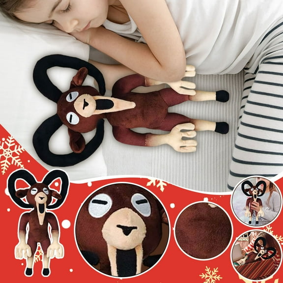 BOSALY 99 Nights in The Forest Plush Toys, 12.6" Game 99 Nights Character The Ram Stuffed Animals Pillow, Fans' Collection Plushies, Home Decors, Great Valentine Christmas Gifts Choice to Game Fans