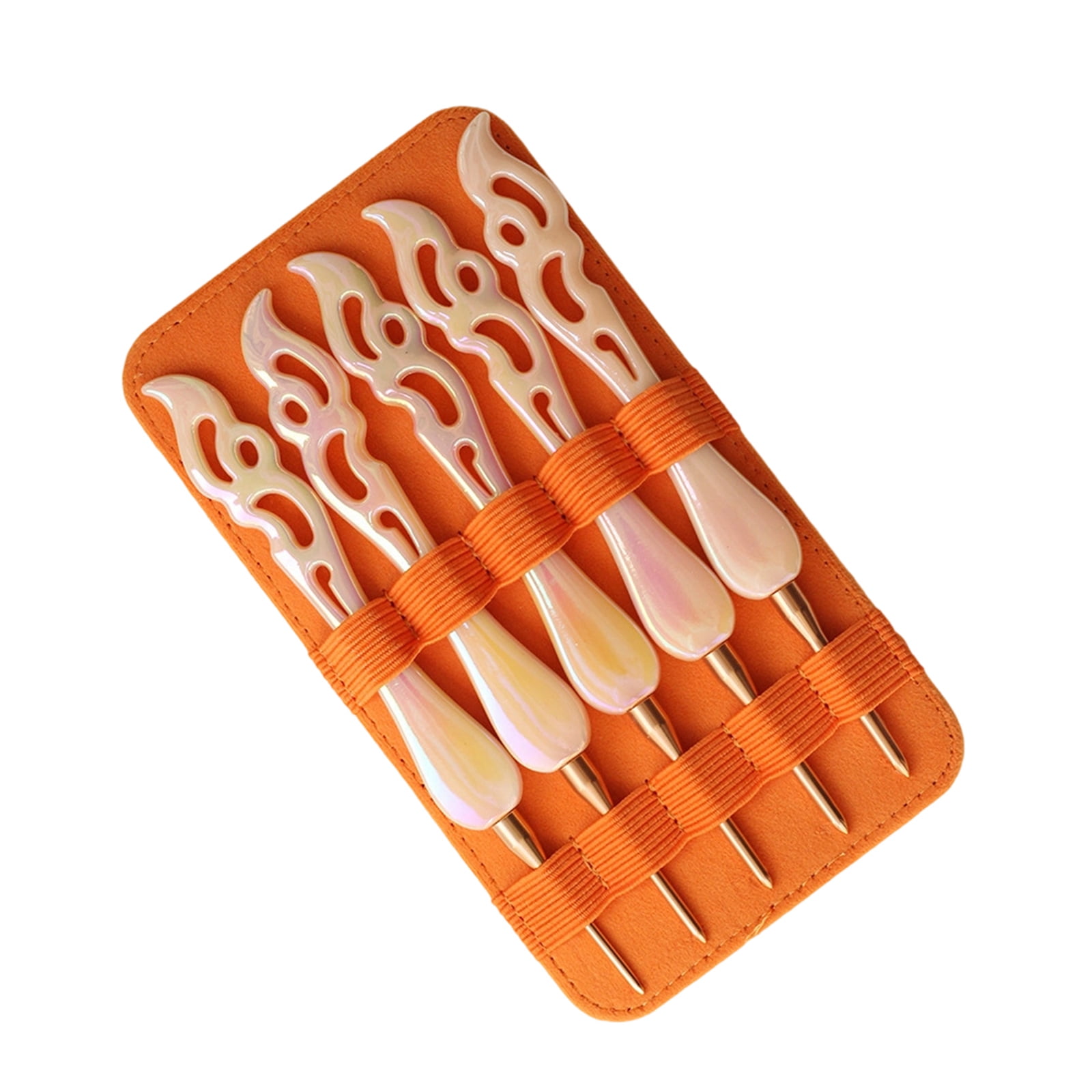 Acrylic Crochet Hook With Large Ergonomic Handle For Comfortable Knitting And Crafting Projects