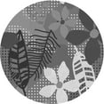 thumbnail image 1 of Ahgly Company Indoor Round Patterned Dark Gray Area Rugs, 8' Round, 1 of 6