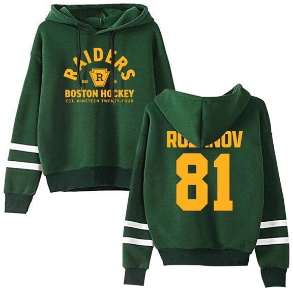 Heated Rivalry Rozanov 81 Merch Hoodie Pocketless Parallel Stripe Sleeves Men's And Women's Fashion Streetwear Top