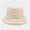 White, variant on New Winter Bucket Hat PU Lattice Solid Matte Fisherman Cap Fashion Warm Panama Hat Casual Outdoor Sunscreen Sun Cap for Women