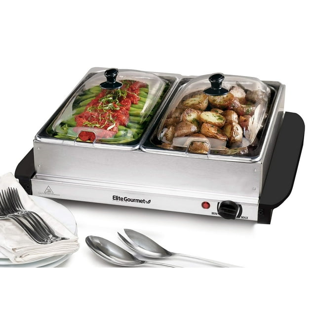 Servidor Buffet Elite Gourmet EWM-6122# 5L Acero Inoxidable