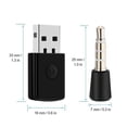 thumbnail image 3 of Bluetooth 4.0 Headset Dongle USB Adapter Receiver Black for Playstation 4 PS4, 3 of 4