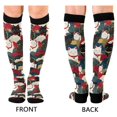 thumbnail image 4 of FORMRS Womens Knee High Socks Casual Long Thick Travel Daily Wear, 2 Pairs, White Lucky Cat, 4 of 6