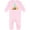 AD-Pink, variant on One Years Old with Woodland Animals Baby Romper Coveralls
