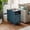 Blue, variant on CBJCBJ Retro Carved End Table with Socket, Side Table with Open Compartment and Storage Cabinet, Bedside Table for Bedroom,Blue