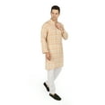 thumbnail image 2 of TRILOKI Bird Men Kurta Pajama Set Ethnic Indian Traditional Wear Ethnic Diwali Puja, 2 of 3