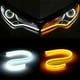 thumbnail image 3 of Kenally 2 piezas de tira de luz automática de silicona portátil impermeable a prueba de polvo 60cm Universal 1500lm DC 12V lámpara de día accesorios Bombillas para automóviles Kenally VI017014-00B, 3 of 6
