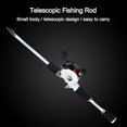 thumbnail image 3 of Mini Travel Portable Ultralight Stream Hand Pole Telescopic Fishing Rod Fishing Tackle 2.4M, 3 of 8