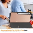 thumbnail image 5 of Dteck Case for Samsung Galaxy Tab S10 FE Plus 13.1 Inch 2025, Slim Trifold Stand Protective Cover with Pencil Holder, Rosegold, 5 of 7