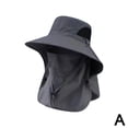 thumbnail image 5 of Sunshade Hat with Big Eave and Detachable Mask for Fishing Hiking and Outdoor Sports, 5 of 8