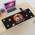 thumbnail image 3 of Funny Cool Astronaut Universe Space Star Planet Mouse Pad 31.5x11.8 in Desk Accessories Big Extended Non-Slip Rubber Base Mousepad with Stitched Edges Gaming Pc Desktop Large Mouse Pad, 3 of 6