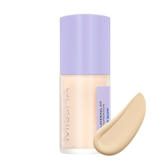 MISSHA Layering Fit Foundation Semi Glow Set 30ml - No.21 Vanilla