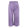 thumbnail image 4 of WENWU Womens Trousers Womens Pants Casual Purple Womens Pants Workout Pants Women Loose Fit High Waisted Pants with Pockets Women'S Fall Pants, 4 of 7