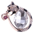 thumbnail image 3 of Pin de gato Zulema Broche de cristal Animal para Suéter y Sombrero, 3 of 7