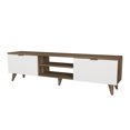 thumbnail image 6 of DORPEK, Tv Stand for TVs up to 65", Media Stand with Large Tabletop, Entertainment Center with 2 Storage Cabinet,Entertainment Unit with Plastic Legs, Leiston Tv Sta, 6 of 8